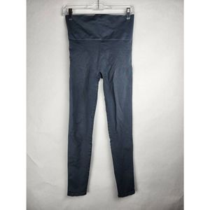 Blanqi Womens High Waisted Slate Blue SHAPEWEAR Leggings, Size Medium